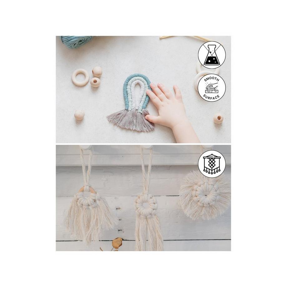 I am Creative Holzring Holzring, Buche, 3.5 cm, 8 S. 