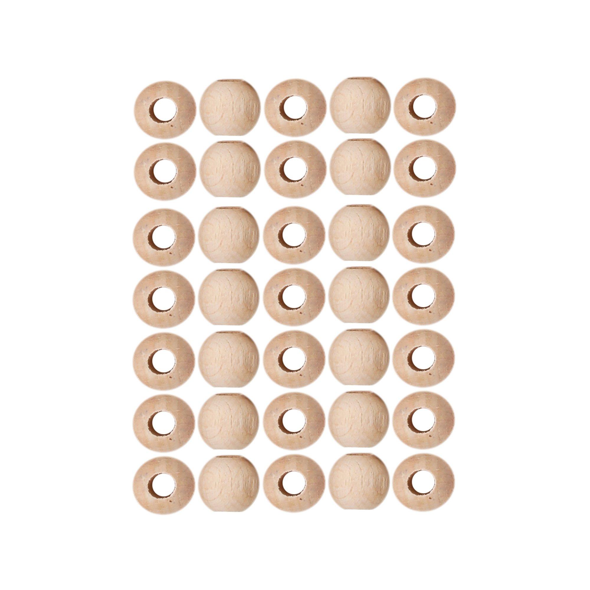 I am Creative Holzkugel Rohholzkugel, 10 mm, 35 S. 