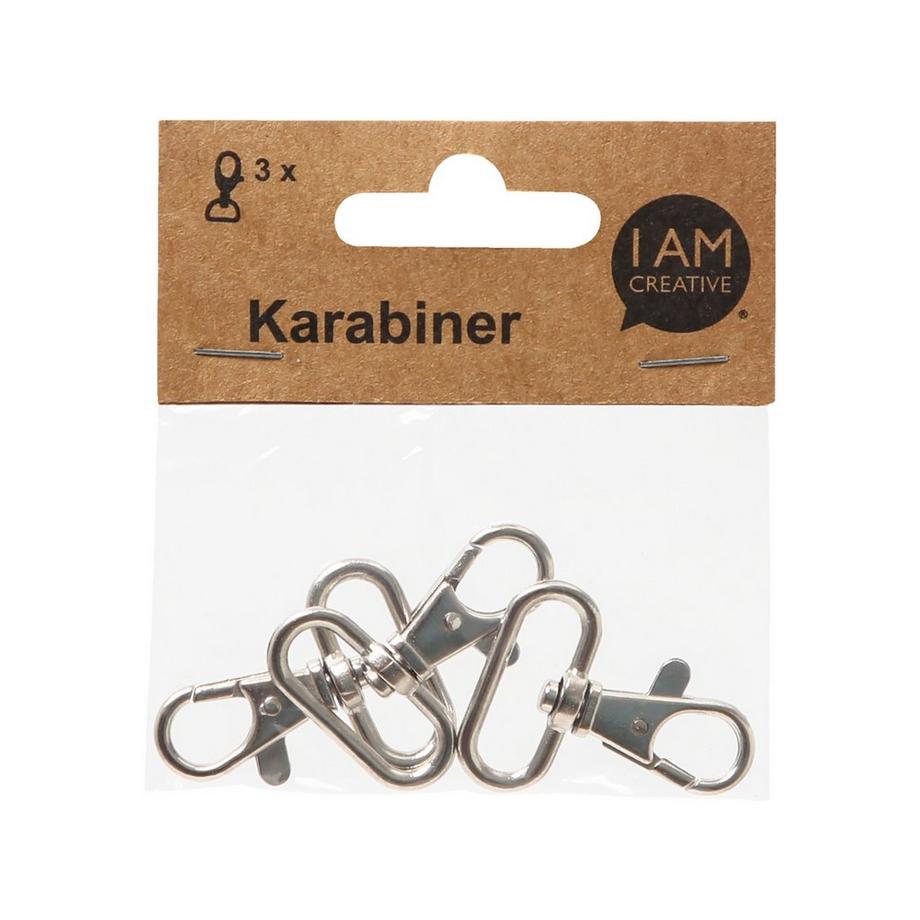 I am Creative Karabinerhaken Karabiner, oval, 47 x 15mm, 3S. 