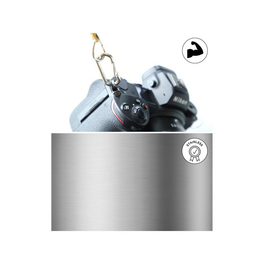 I am Creative Karabinerhaken Karabiner, oval, 47 x 15mm, 3S. 