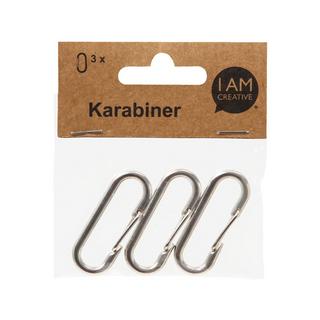 I am Creative Karabinerhaken Karabiner, oval, 47 x 15mm, 3S. 