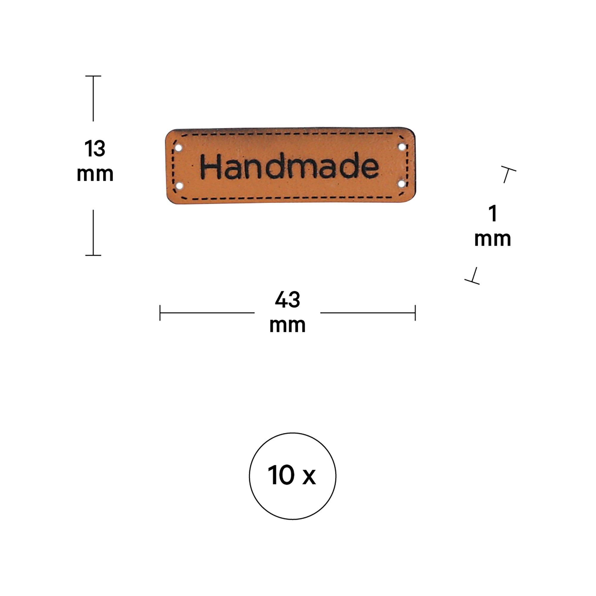 I am Creative Hangtag Label Fait main 4.3x1.3cm,10STK. 