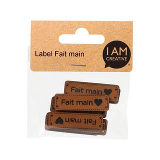 I am Creative Hangtag Label Fait main 4.3x1.3cm,10STK. 