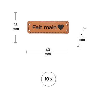 I am Creative Hangtag Label Fait main 4.3x1.3cm,10STK. 