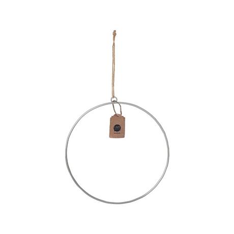 I am Creative Runder Ring Metallring, D 30cm x 5mm, schwarz 