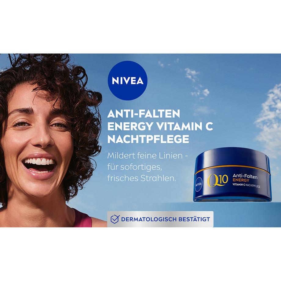 NIVEA  Q10 Energy Anti-Falten Nachtcreme 