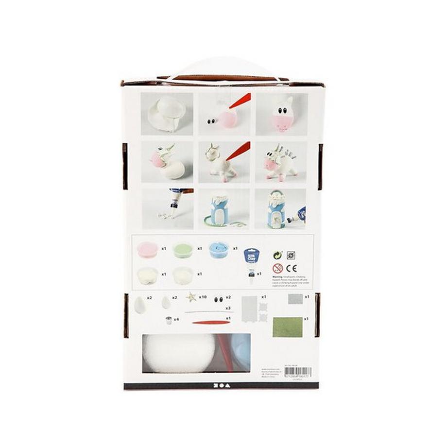 Creativ Company Unicorno Pasta modellabile Foam & Silk Clay 