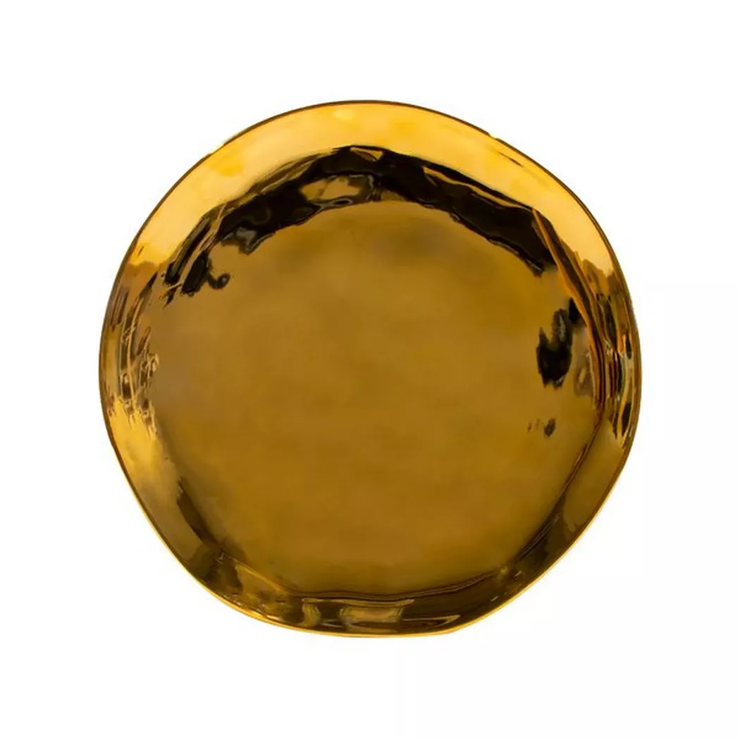 Urban Nature Culture Runder Teller Plate Gold 21.5cm