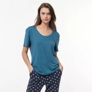 Calvin Klein Ultra Light Lounge T-shirt girocollo, manica corta Blu