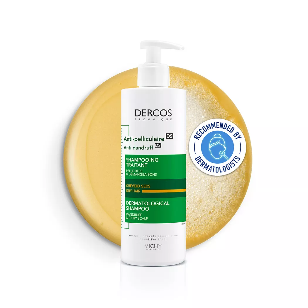 VICHY Dercos Anti-Schuppen DS Shampoo trockenes Haar (390ml)