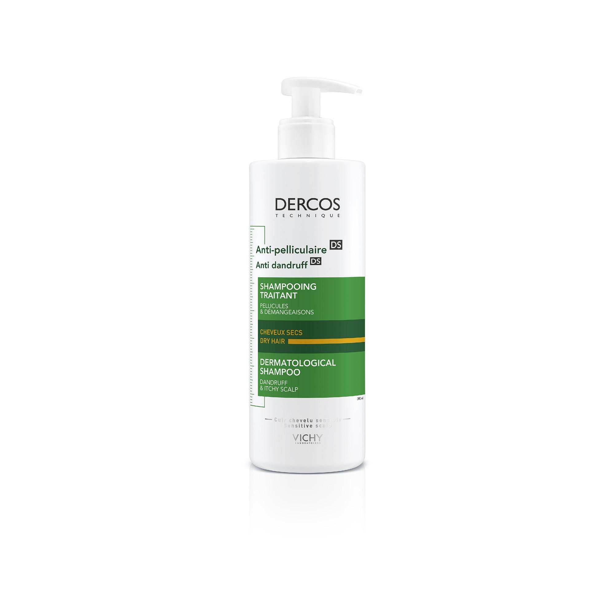 Image of Dercos Anti-schuppen Shampoo Trockene Kopfhaut Damen 390ml