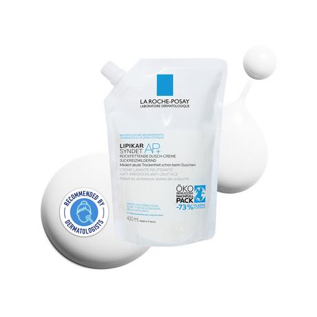 LA ROCHE POSAY Lipikar syndet AP Refill Lipikar Syndet AP+ Rückfettende Dusch-Creme, Nachfüllpack 