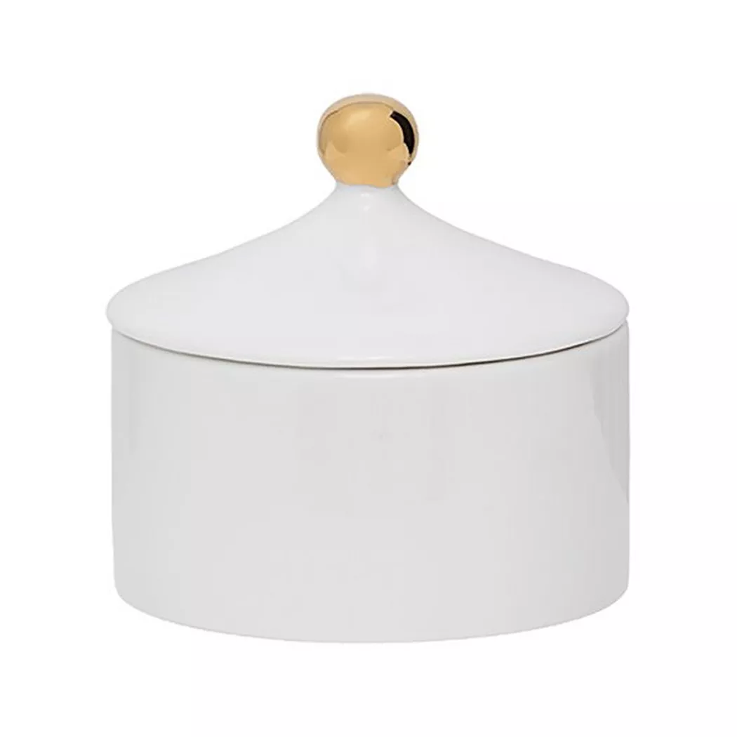 URBAN NATURE CULTURE - Zuckerdose mit Deckel, 10cm, Weiss