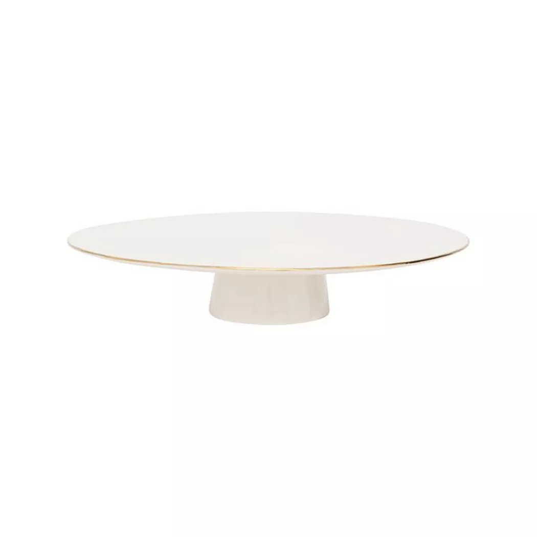 URBAN NATURE CULTURE - Kuchenplatte mit Fuss, 29cm, Weiss