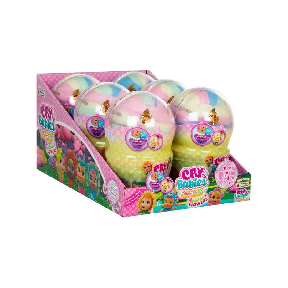IMC Toys  Cry Babies Happy Flowers, Pack Surprise 