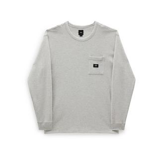 VANS ALDER LS POCKET THERMAL Oatmeal Heather Felpa 