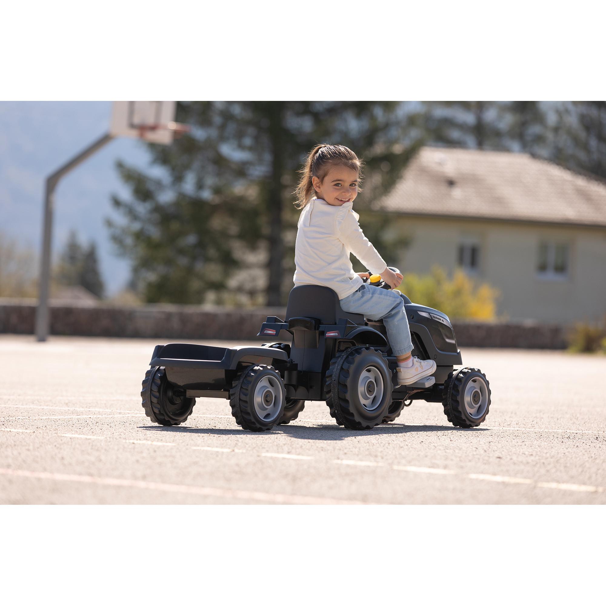 Smoby  Trattore Farmer XL con rimorchio  