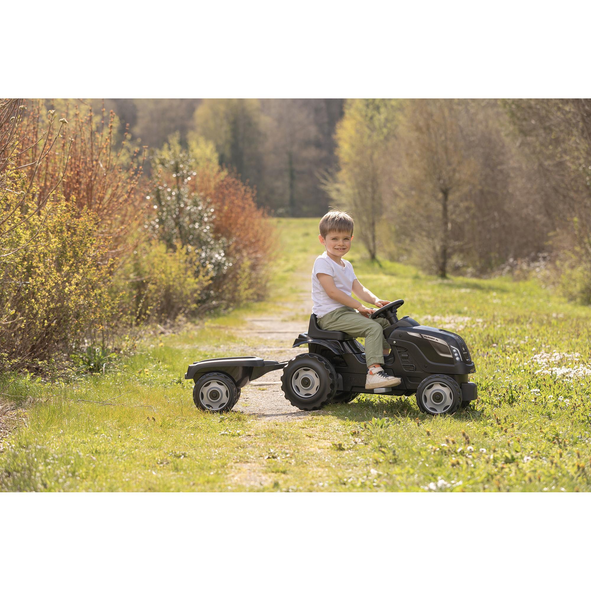 Smoby  Trattore Farmer XL con rimorchio  