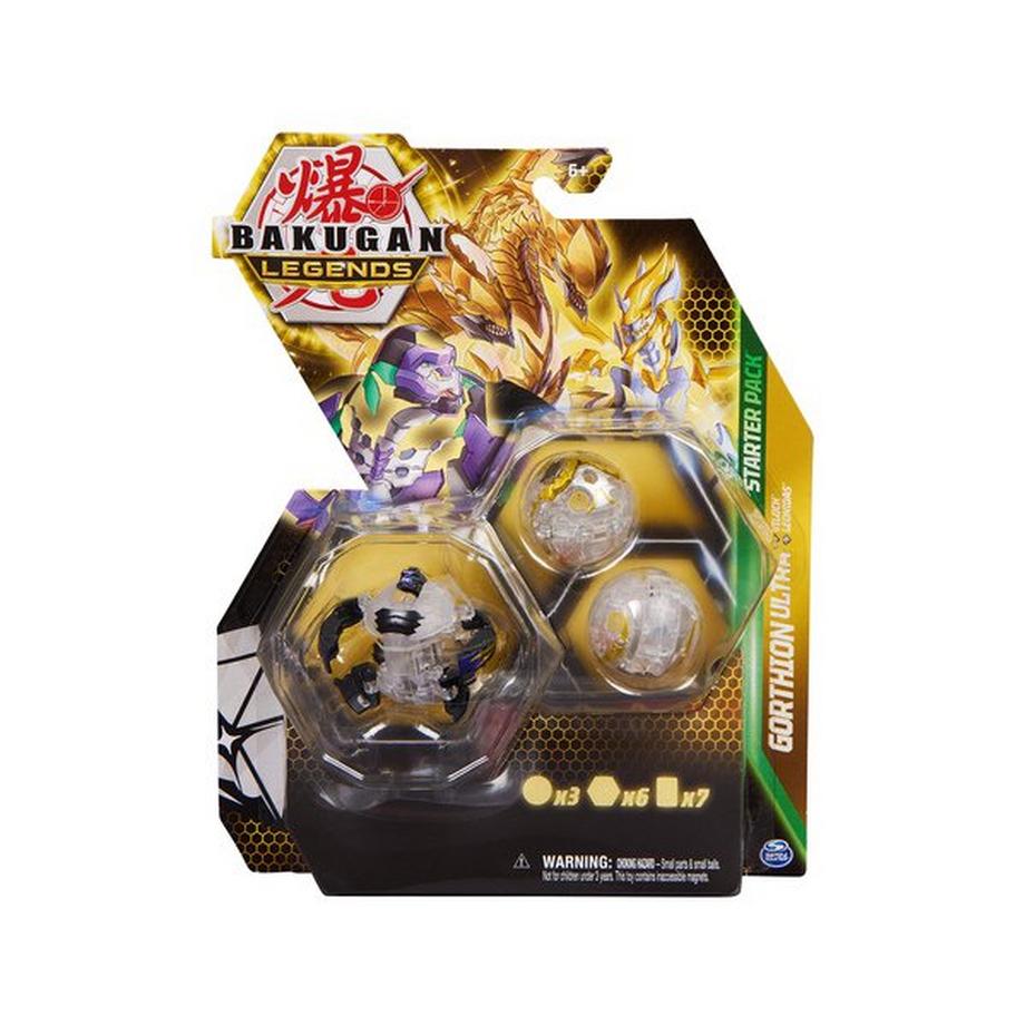 Bakugan  Legends Starter Pack mit 3 Bakugan, Zufallsauswahl 