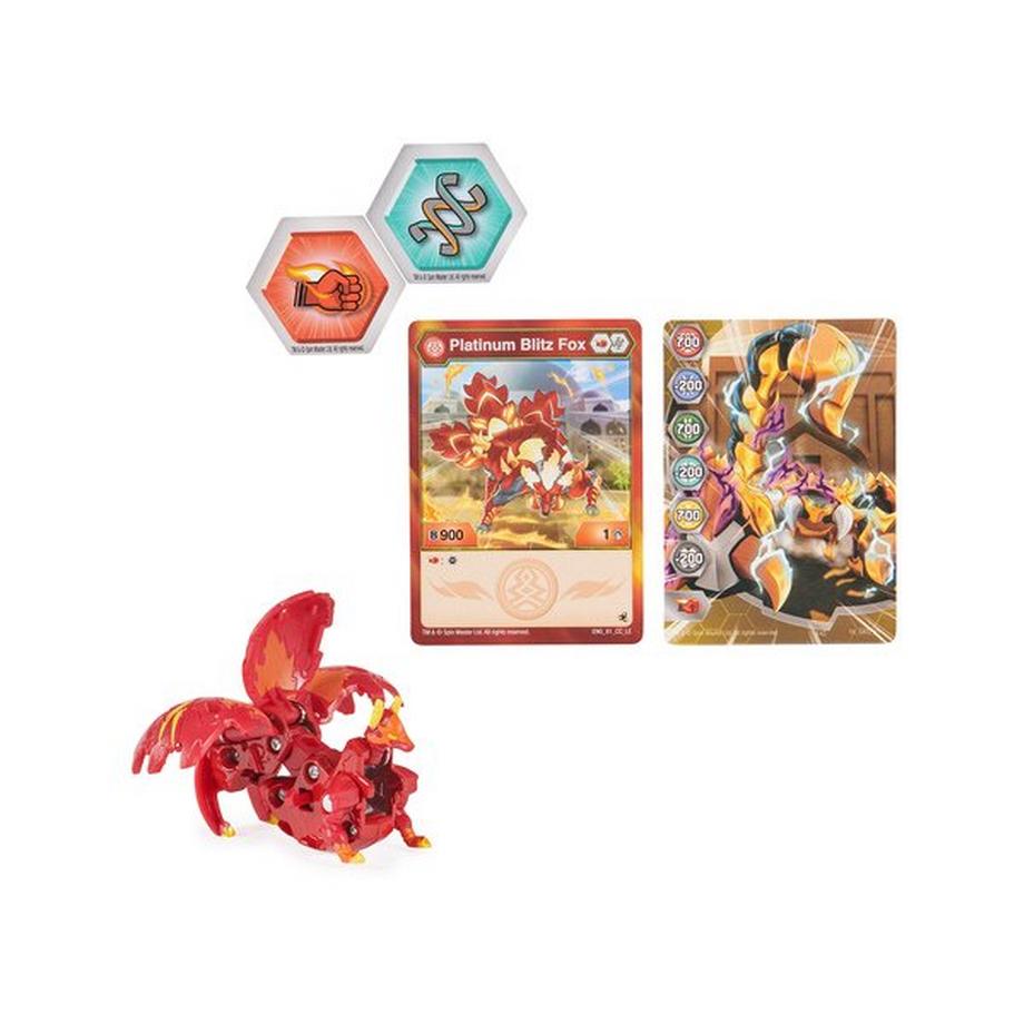 Bakugan  Legends Neo Dragonoid Bakugan True Metal Platinum Series, assortiment aléatoire 