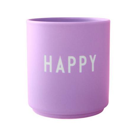 Design Letters Mug ohne Henkel Favourite Happy 