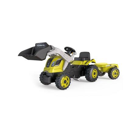 Smoby  Tracteur Farmer Max avec remorque 