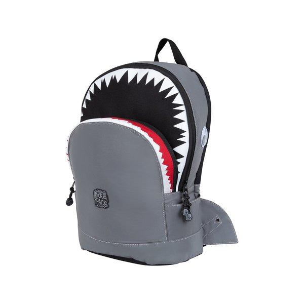 Pick&Pack Rucksack Shark Shape Gris Métal 10