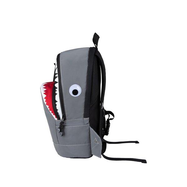 Pick&Pack Rucksack Shark Shape Gris Métal 10