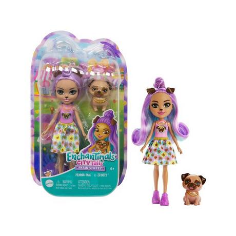 Enchantimals  Poupée Penna Pug de City Tails  