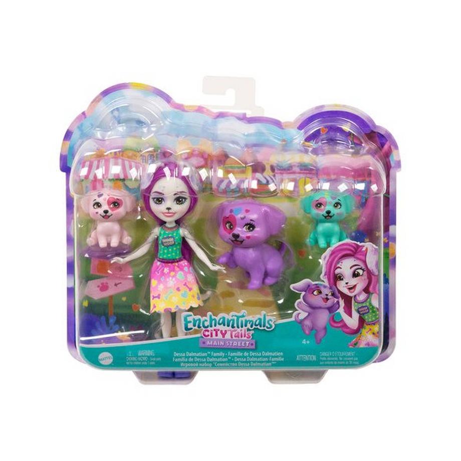 Enchantimals  Dessa Dalmatian Familiy 
