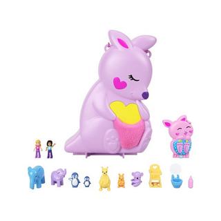 polly pocket  Sac kangourou Mama et Joey 