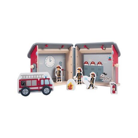 Carstensen  Set de jouets en bois de pompiers 