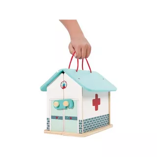 Carstensen  Set de jouets en bois Hôpital 