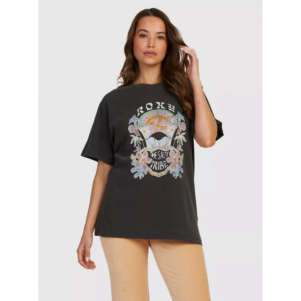 Roxy - T-Shirt, To The Sun, XS, Anthrazit
