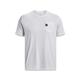 UNDER ARMOUR UA ELEVATED CORE POCKET SS-WHT T-Shirt 