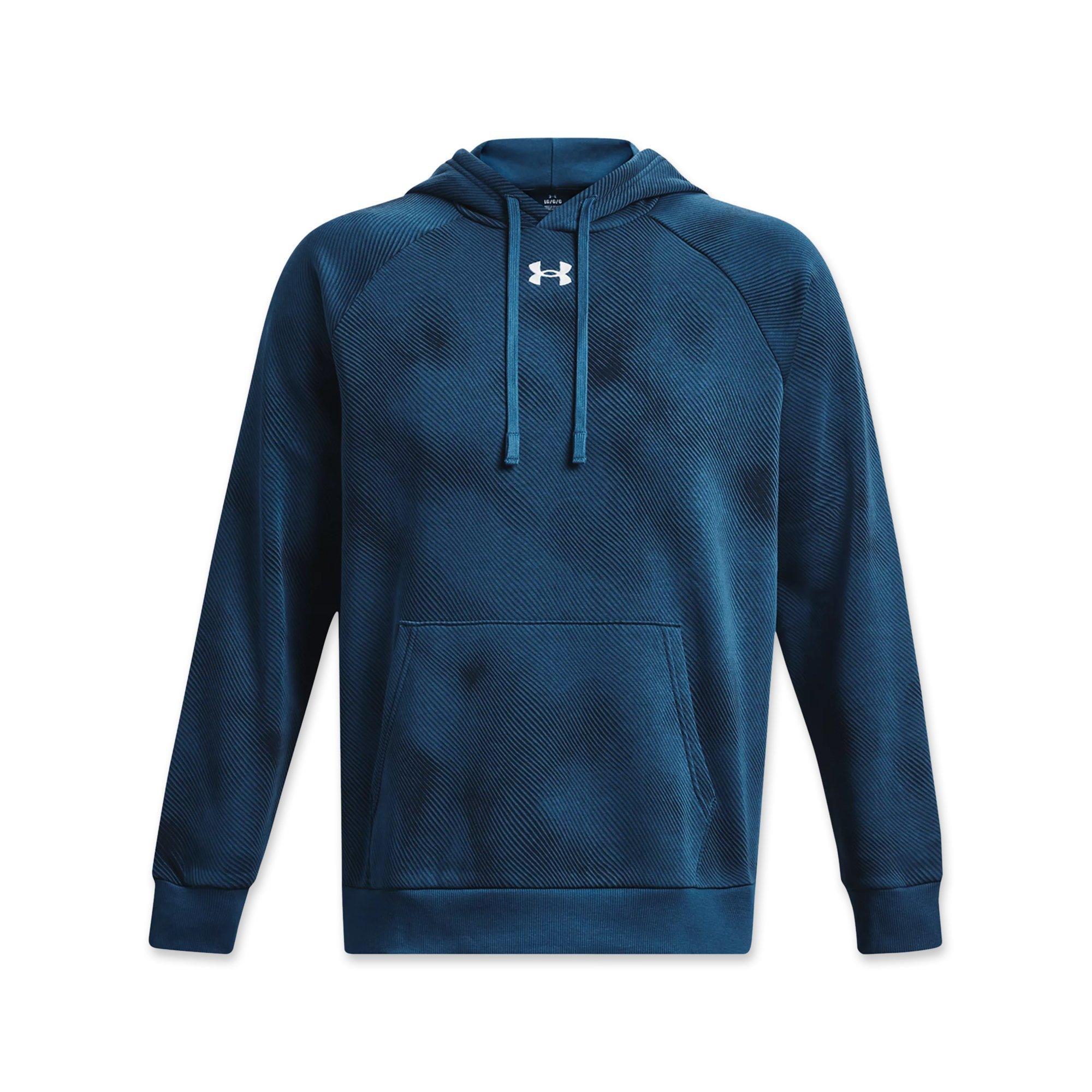 UNDER ARMOUR UA Rival Fleece Printed HD-BLU Hoodie 