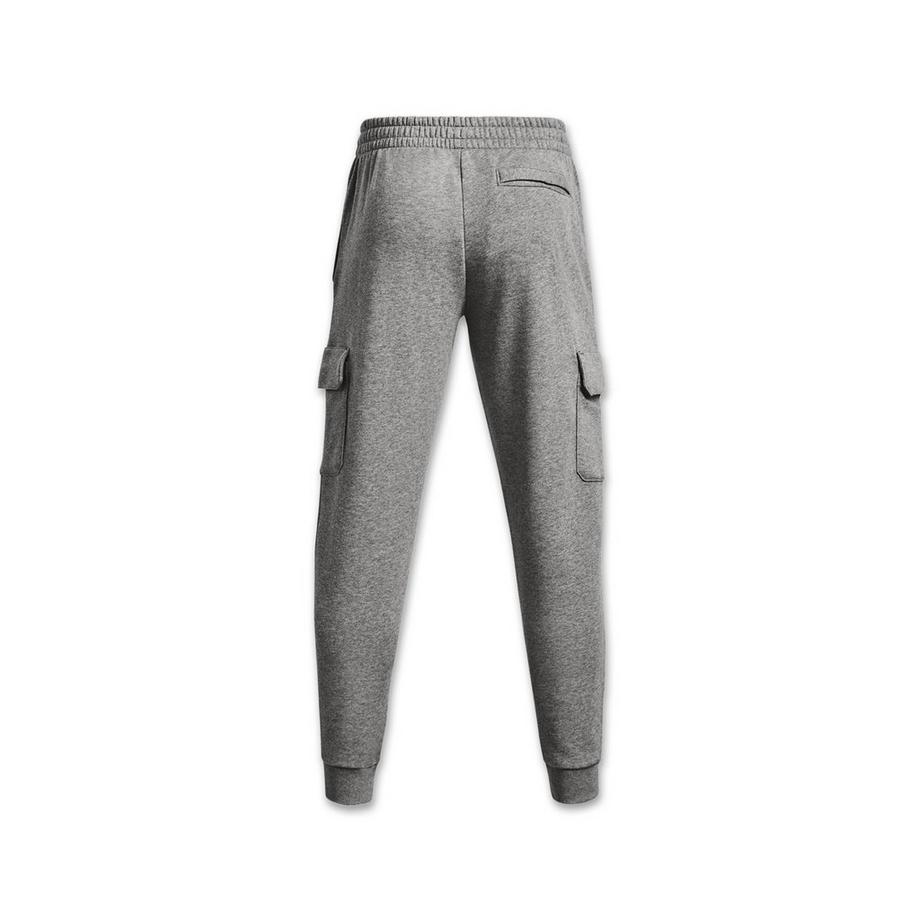 UNDER ARMOUR UA Rival Fleece Cargo Jogger-BLK Cargohose, Regular Fit 