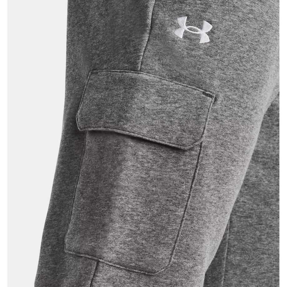 UNDER ARMOUR UA Rival Fleece Cargo Jogger-BLK Cargohose, Regular Fit 
