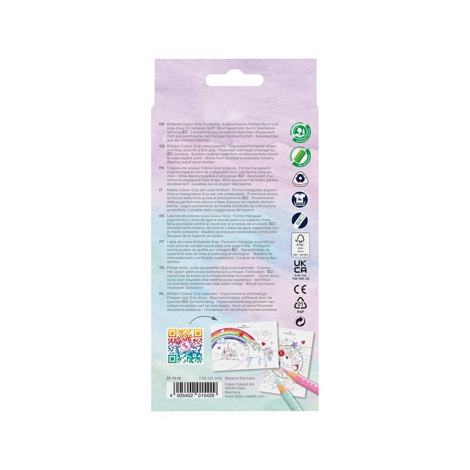 Faber-Castell Matite colorate Unicorno 