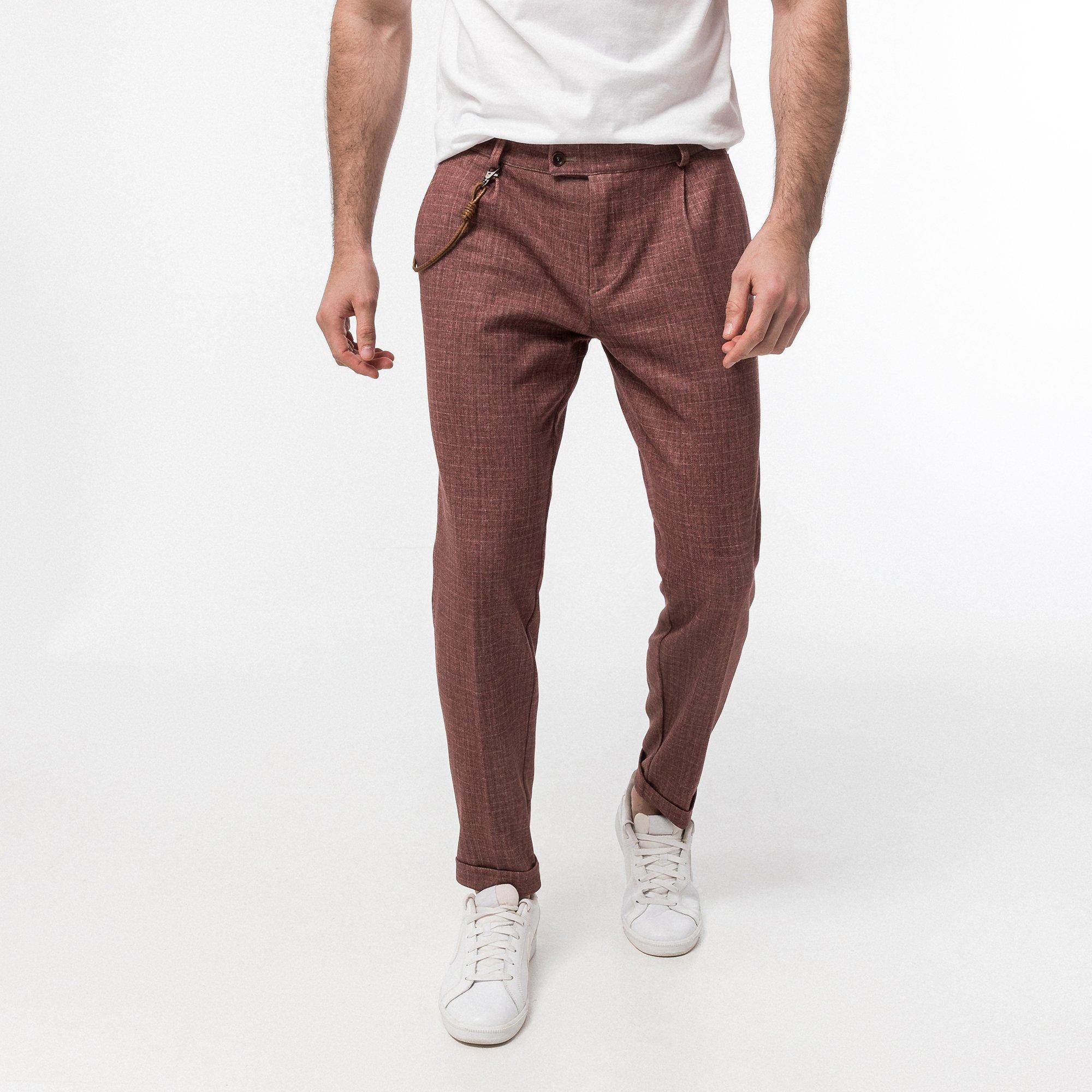 Image of Anzughose, Modern Fit Herren Rot 56