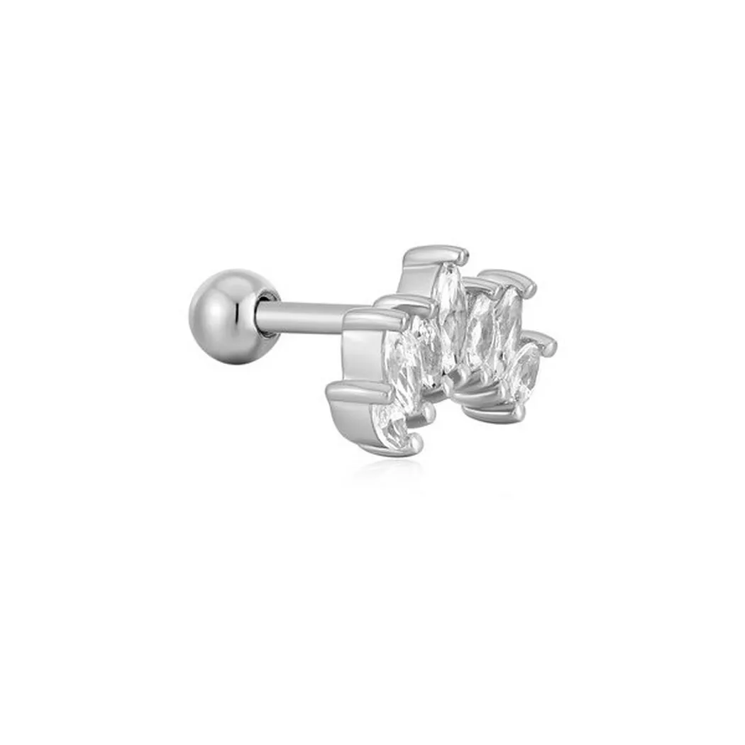 ANIA HAIE - Einzelohrstecker, 7mm, Silber 2