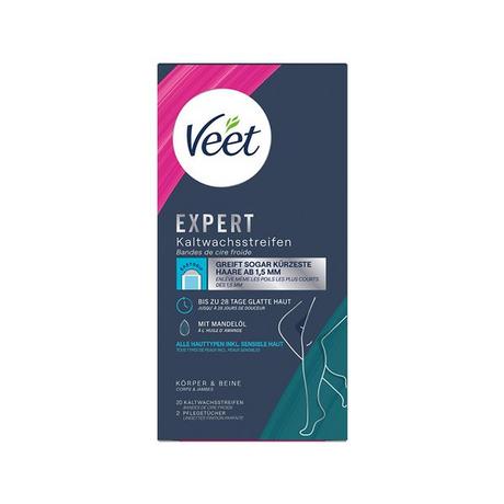 Veet  Expert Strisce depilatorie a freddo per corpo e gambe 