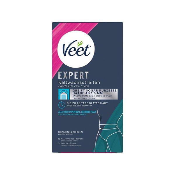 Veet  Expert Bikini & Aisselles Bandes de Cire Froide  