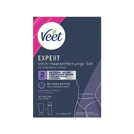 Veet Exp Intimenthaar. Creme Set Expert Intim-Haarentfernungs-Kit 