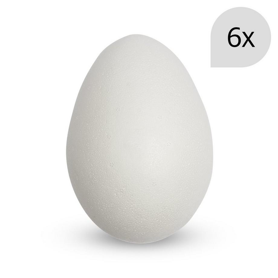 RICO-Design Osterei Styropor,6 Stk. 