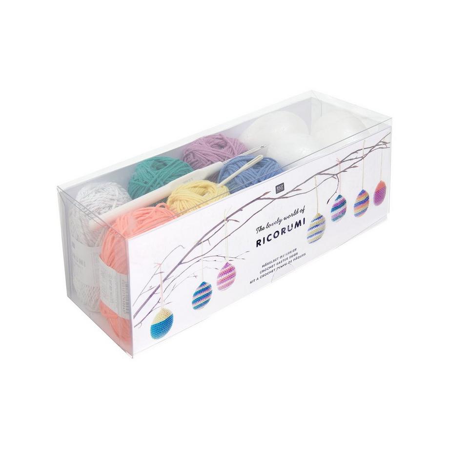 RICO-Design Set uncinetto Ricorumi Uovo di Pasqua classico 
