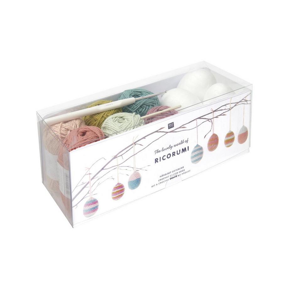 RICO-Design Set uncinetto Ricorumi Uovo di Pasqua Earthy 
