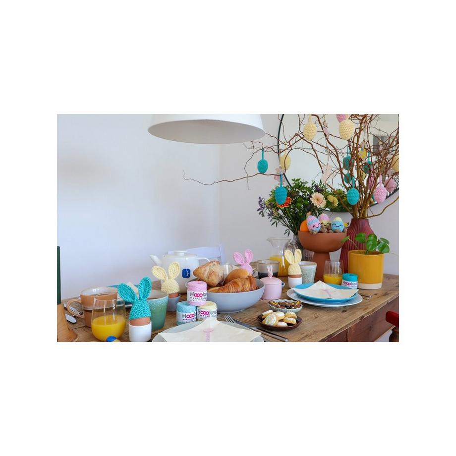 Hoooked Set uncinetto Uova di Pasqua di Happy Hoppa 