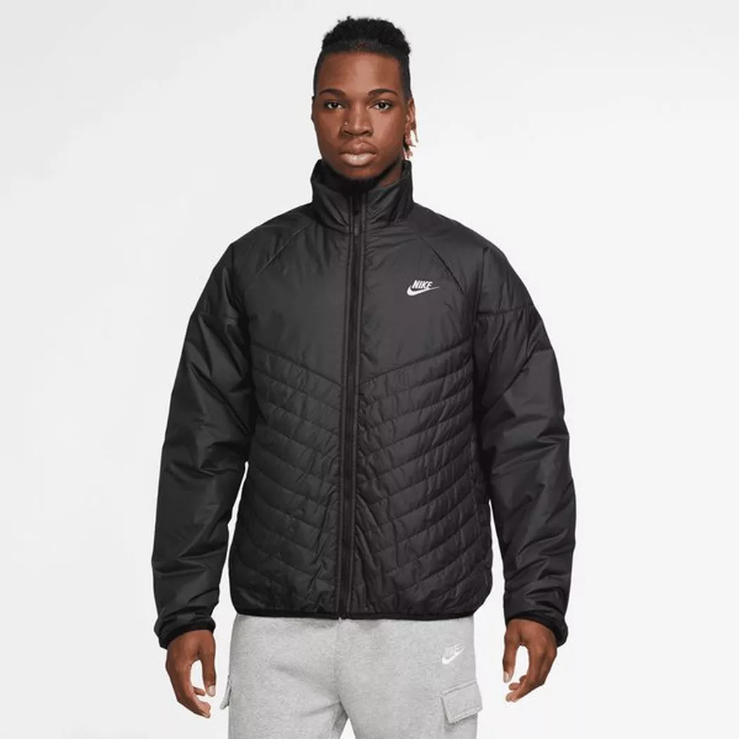 Nike - Jacke, Wattiert ohne Kapuze, für Herren, Black, Größe L