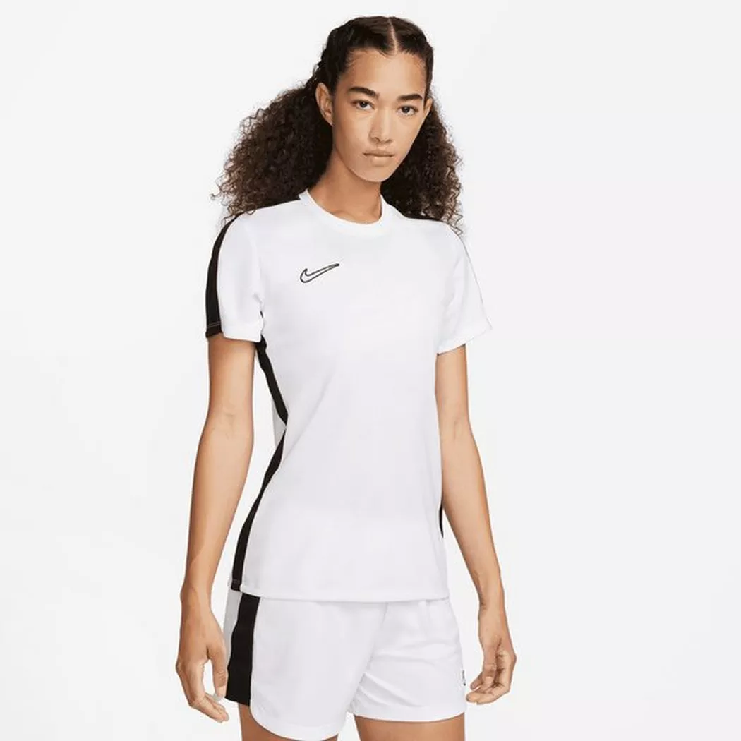 Nike - T-Shirt, W W Nk Df Acd23 Top Ss Branded, L, Weiss